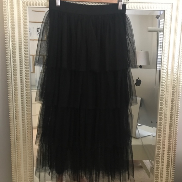 English Factory Tulle Skirt - Picture 4 of 4